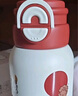 贝亲×miiiiichan儿童保温杯小学生喝水杯双饮杯 316不锈钢 600ML 彩色波点-杯套背带 实拍图