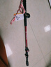 探路者喀纳登山杖手杖碳素碳纤维可伸缩超轻户外徒步便携爬山棍 燎原红 实拍图