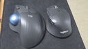 罗技（Logitech）ERGO M575 S 人体工学鼠标 轨迹球鼠标 无线蓝牙双模 办公鼠标 带无线2.4G接收器 石墨黑 实拍图