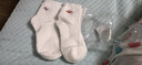 雅鹿女士袜子冬季加绒加厚保暖长筒袜白色睡眠月子袜秋冬款高腰中筒袜 颜色混搭 2双 均码 实拍图