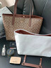 蔻驰（COACH）【品牌直供】女士CITY33大号托特包单肩包CV976圣诞礼物 实拍图