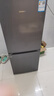 HYUNDAI（韩国现代）大容量双开门二门冰箱 家用中型小型电冰箱冷冻冷藏租房宿舍节能省电 203L灰【店铺主推+一级能效】 实拍图