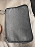 必优美ipad平板电脑内胆包12.9英寸保护套苹果华为平板配件收纳包灰色 实拍图
