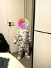 南极人婴儿分腿恒温睡袋秋冬中大童防踢被子宝宝家居服竹棉睡衣120码 实拍图