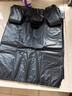汇百利背心垃圾袋黑色60cm*80cm*50只单面2.5丝加厚物业办公商用塑料袋 实拍图