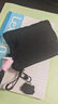 MUJI再生聚酯纤维 双拉链包收纳袋 居家旅行数据线小收纳包便携零钱包 黑色/S/长13.5*宽10cm 实拍图