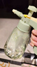 九千谷喷壶 气压式大容量塑料洗车浇花园艺喷雾器 1.5L 透明奶绿3248 实拍图