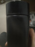 京东物流 智能显温304不锈钢保温杯商务办公直身水杯便携泡茶杯 黑色  无温显500ml 实拍图
