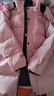 雪中飞2025冬季新款儿童羽绒服女童中长款蓄热加厚羽绒服男童工装外套 粉色 170 实拍图