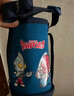 杯具熊（BEDDYBEAR）儿童保温杯带吸管双盖两用儿童水杯316不锈钢学生杯子600ml迪迦 实拍图