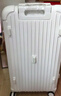 亿煊超大容量行李箱网红女高颜值潮流拉杆箱男轻音密码箱大号旅行皮箱 奢华白-大容量防刮抗压拉链款 36英寸【超大容量代购搬家神器】 实拍图