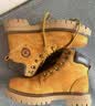 骆驼（CAMEL）山丘马丁靴女秋冬季新款复古短靴时尚女士大黄工装靴子 L25W307145土黄 40 实拍图
