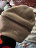 玖慕（JIUMU）纯羊毛保暖毛线帽秋冬季针织帽冷帽冬帽月子帽冬天户外防寒帽子女 实拍图