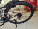 飞鸽（FG FLYING PIGEON）山地自行车成人男女变速山地车青少年中小学生车越野户外骑行单车 【高碳钢线碟刹】G8002代-辐条轮-灰色 27.5寸轮组（适合170-190cm） 24速经典版 实拍图