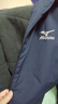 美津浓（MIZUNO）户外夹克男连帽梭织透气情侣锋衣加绒加厚加棉外套男上衣 实拍图