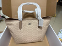 蔻驰（COACH）【品牌直供】女士CITY大号单肩托特包电脑包CV976圣诞礼物 实拍图