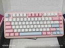瓦尔基里（VALKYRIE）VK75 客制化机械键盘 三模2.4G/有线/蓝牙 全键热插拔 VK75-幻粉 实拍图