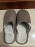 回力日系柔软情侣棉拖秋冬家居室内保暖棉鞋男款HL0006咖啡40-41码 实拍图
