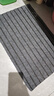 墨斗鱼条纹防滑地垫可裁剪吸水除尘家用灰色 60*90cm 实拍图