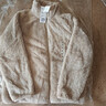 优衣库女装男装长绒摇粒绒拉链茄克/长袖外套夹克冬新款479611 30 浅米色 M 实拍图