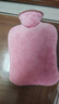 尚烤佳（Suncojia）仿兔绒注水热水袋暖水袋暖手宝宝女生防爆姨妈神器摩登灰1000ml 实拍图