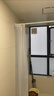 未来式浴室高档浴帘EVA防水防霉干湿分离卫生间隔断防水布洗澡免打孔 磨砂蚕丝(EVA-双侧磁吸) 帘:宽150X200+杆100-170 实拍图