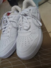 李宁板鞋女鞋低帮厚底增高百搭透气小白鞋滑板鞋耐磨运动休闲鞋 【浮舟】标准白/粉杏色420-6 39 实拍图