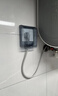 西门子（SIEMENS）插座防水盒 螺丝固定 暗装面板IP55防溅盒 透明黑(可90°悬停) 实拍图