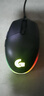 罗技（G）G102第二代游戏鼠标 RGB流光灯效鼠标 轻量化  游戏级8000DPI传感器 黑色 200-8000DPI 实拍图