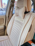 欧玛奴汽车座套四季通用全包围汽车坐垫冬季布艺座垫座椅套适用于 豪华版米色 卡罗拉RAV4雷凌凯美瑞威驰致炫 实拍图