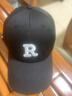 【热巴同款】加大棒球帽帽子男女大头围显脸小春夏字母百搭棒球帽 刺绣款-黑色 实拍图
