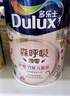 多乐士（Dulux）森呼吸淳零护敏护哮喘竹炭全效抗菌无添加儿童漆 油漆乳胶漆A8207 单桶 可调色（不可退换） 5L*1件 实拍图