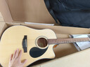 KEPMA卡普马EDC/EAC/D1C/A1C吉他旗舰民谣卡马卡玛木吉它初学电箱男女 41英寸【升级款】EDC原木色 实拍图