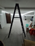创硕 梯子工程梯货梯爬梯仓库梯人字梯梯架 八步梯-雅典黑加强加固款 实拍图