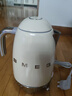 SMEG/斯麦格复古电热水壶KLF04烧水壶大容量家用不锈钢恒温养生壶泡茶热牛奶自动断电保温生日新年礼物 1.7L 奶白色 实拍图