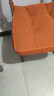 富居立体加厚坐垫 8cm增高椅垫不起球榻榻米飘窗垫子 40*40cm橘调 实拍图