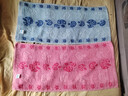 纯棉洗脸毛巾花朵吸水儿童擦脸巾幼儿园柔软毛巾 粉色 33*73cm 1条 实拍图