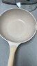 炊大皇 炒锅 麦饭石色不粘锅多功能少油烟炒菜锅平底32cm 电磁炉通用 实拍图