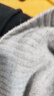 优衣库男装女装柔软绵羊毛圆领针织衫/长袖毛衣毛衫478541 02 浅灰色 L /175/100A 实拍图
