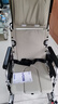 维驰轮椅老人瘫痪带坐便器防水可洗澡家用护理折叠轻便减震轻便手推车 04四轮减震全躺护理款（坐便+洗澡+皮质坐垫） 实拍图