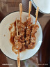 上鲜 炭烤鸡腿肉串 400g 烧鸟串烧烤串蘸酱炭烤串加热即食 实拍图