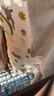爱贝迪拉 新生婴儿包单产房纯棉襁褓裹布包巾包被四季抱被睡袋95cm单层2条 实拍图