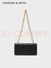 CHARLES&KEITH质感菱格链条小方包钱包斜挎包包女包生日新年礼物CK6-10680924 实拍图