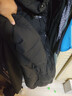 京东京造【高充绒312G】90绒羽绒服男冬季男女长款加厚保暖外套 黑色 3XL 实拍图