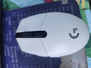 罗技（G）G304 LIGHTSPEED无线鼠标 游戏鼠标 轻质便携 绝地求生FPS鼠标英雄联盟LOL吃鸡 生日礼物 白色 实拍图