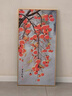 六小居玄关装饰画竖版现代简约客厅过道走廊挂画柿子图柿柿如意大气壁画 01款/万事如意 50*100CM/布艺画+ps金色框 实拍图