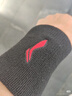 李宁（LI-NING）护腕【两只装】男女运动健身篮球护手腕吸汗加长手套训练防护装备 实拍图