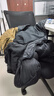 安踏（ANTA）面包羽绒服丨六度芯樊振东同款鹅绒服外套男冬季短款加厚棉服男装 【鹅绒85% XL155g】基础黑-5 2XL (男185) 实拍图