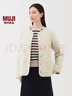 MUJI 女式 蓬松棉服绗缝夹克 女装外套女款棉衣棉袄25年冬季 BD10NA5A 象牙色 M (160/84A) 实拍图