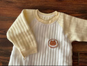 贝瑞加（Babyprints）新生儿连体衣秋冬婴儿衣服夹棉保暖护肚哈衣柔软内衣 黄熊59 实拍图